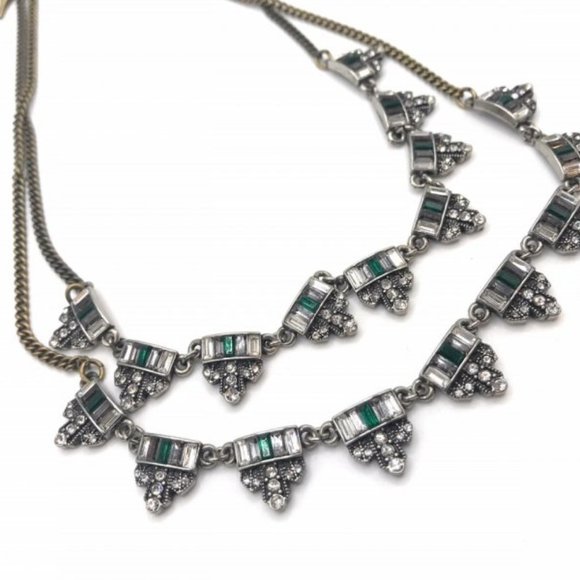 Chloe + Isabel Jewelry - Jardins Du Trocadero Chloe + Isabel Emerald Two Row Necklace - N203EM